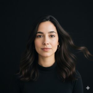 Captivating Gaze, Flowing Hair - Model