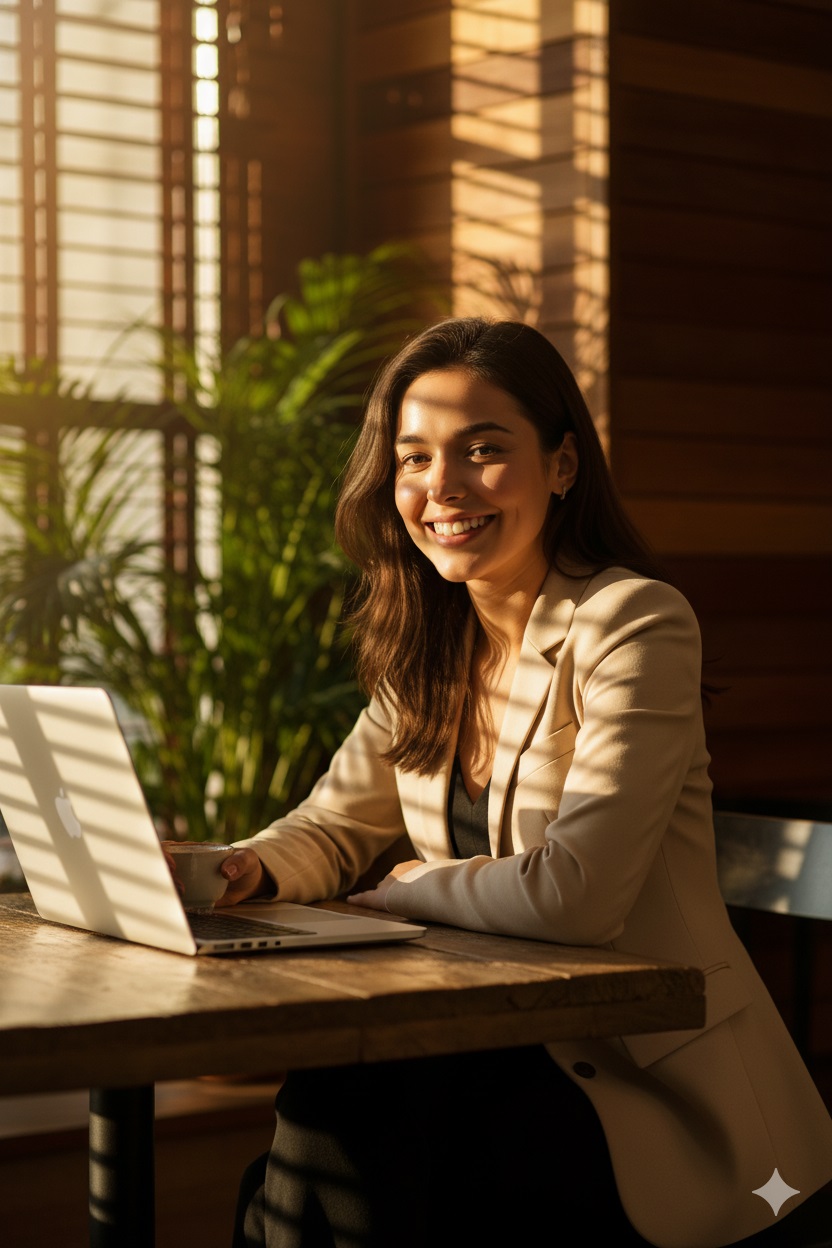 Creative Freelancer Portrait - Trendy Social Profile