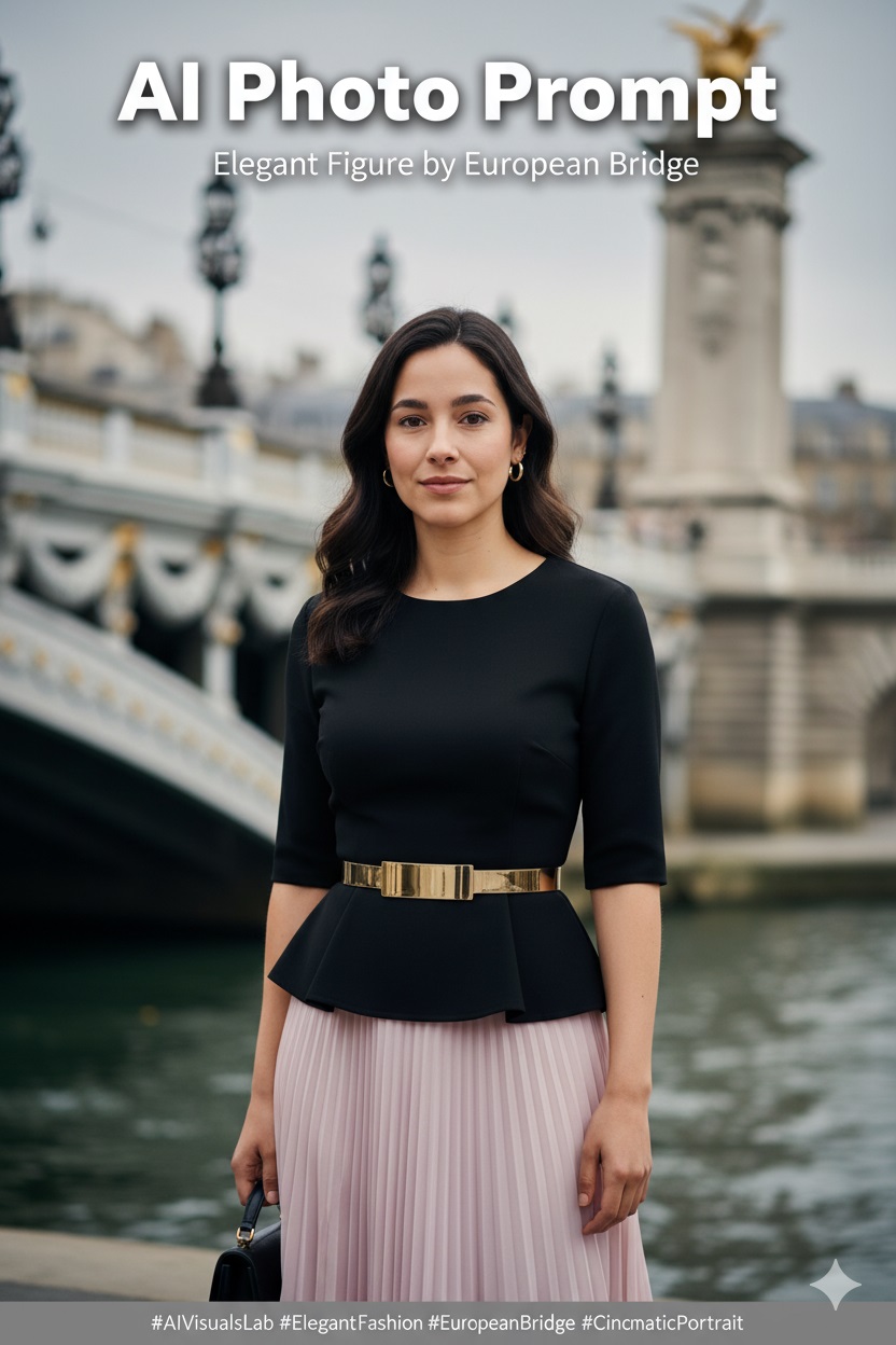 Elegant Figure by European Bridge - AI Prompt - AIVisualsLab