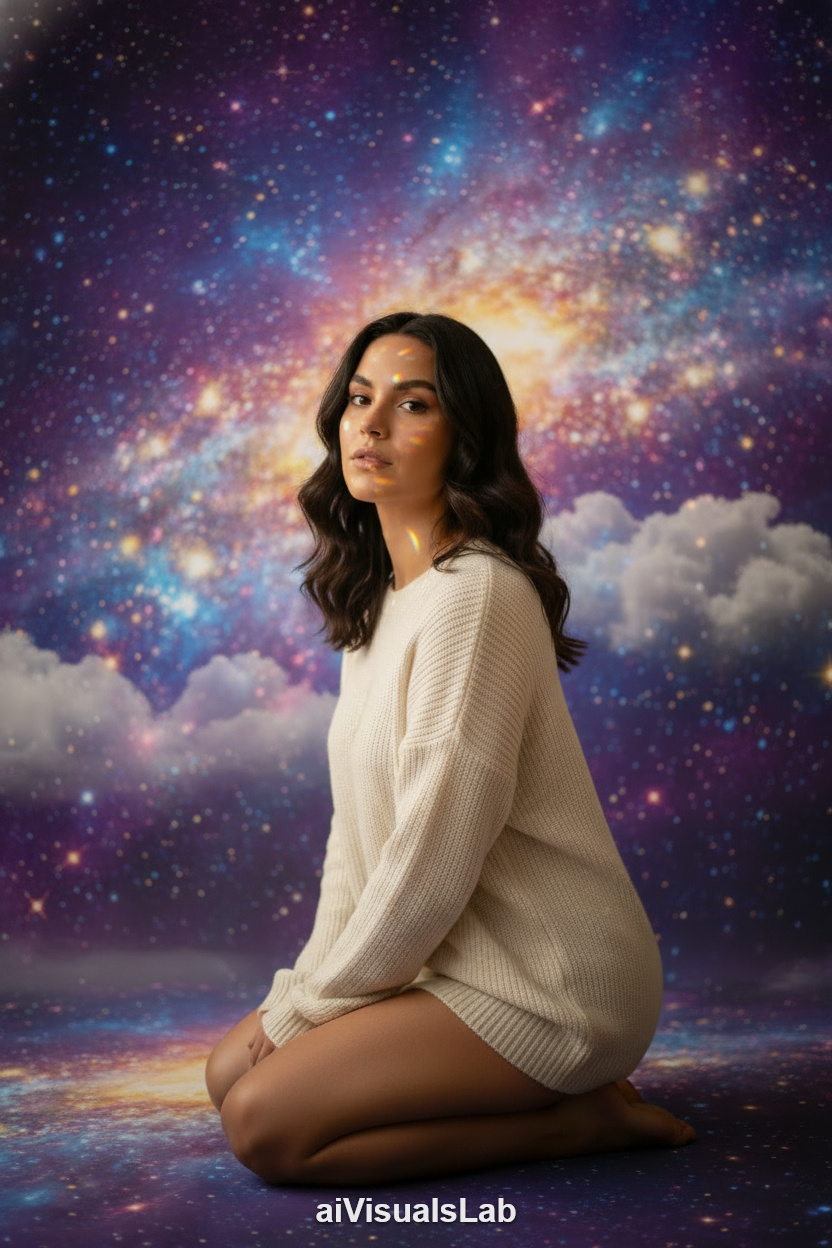 Identical Nebula Kneel - AI Prompt aiVisualsLab