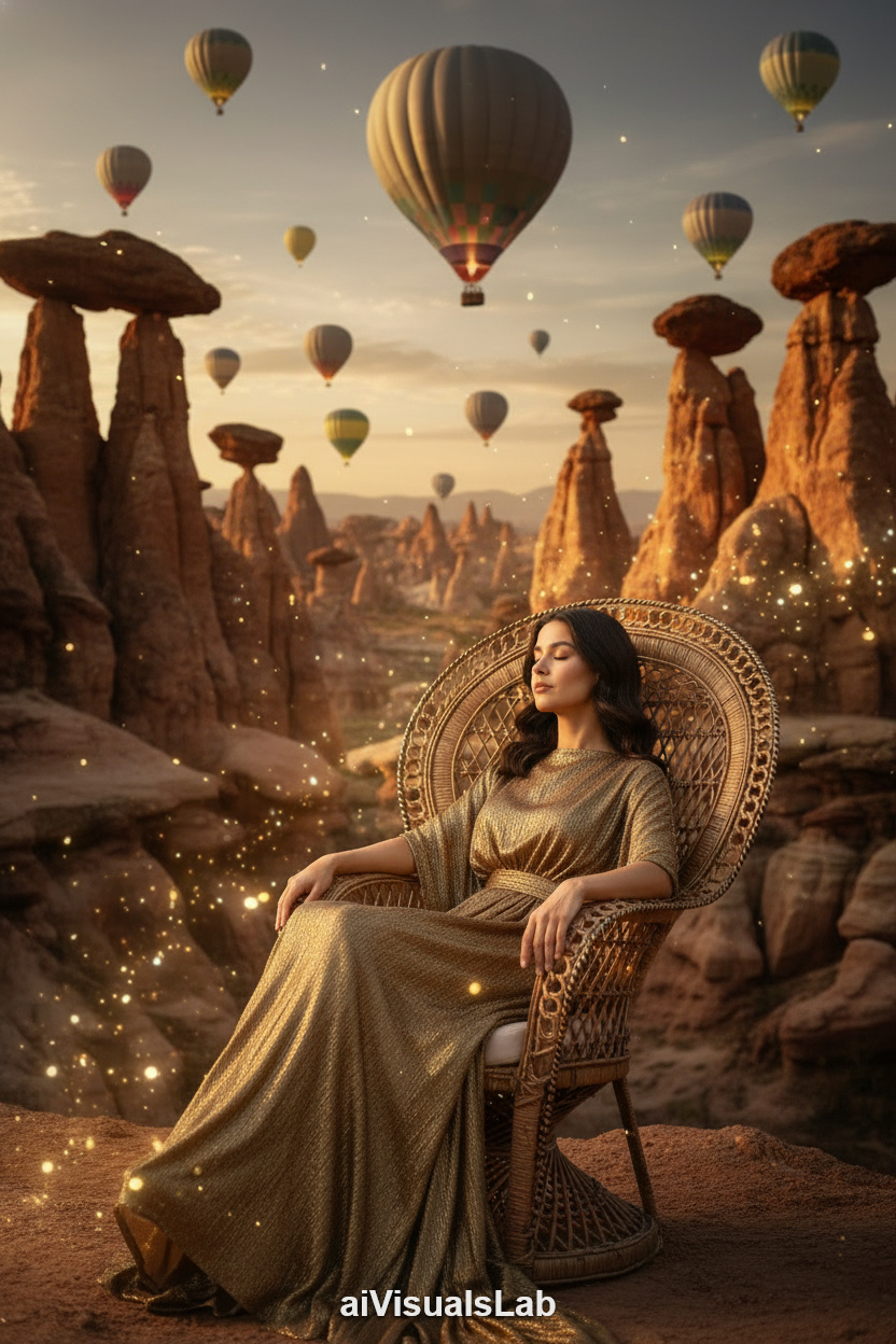 Serene Golden Dream - AI Prompt aiVisualsLab